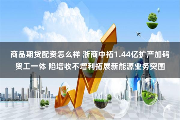 商品期货配资怎么样 浙商中拓1.44亿扩产加码贸工一体 陷增收不增利拓展新能源业务突围